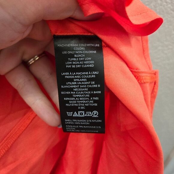 By Anthropologie Off-The-Shoulder Tiered High-Low Midi Dress size XS NEW - Picture 9 of 14